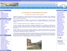 Tablet Screenshot of chateauneuf-pape.rene-84.com